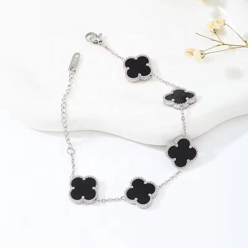 Pulsera Trebol Black