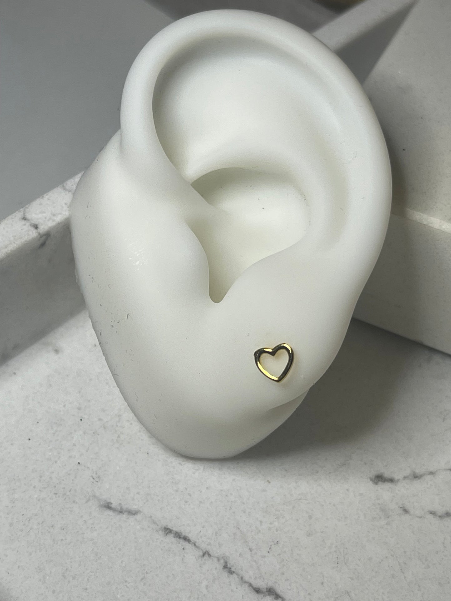 Arete mini corazón 925