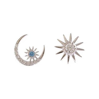 Aretes Sol Luna 925